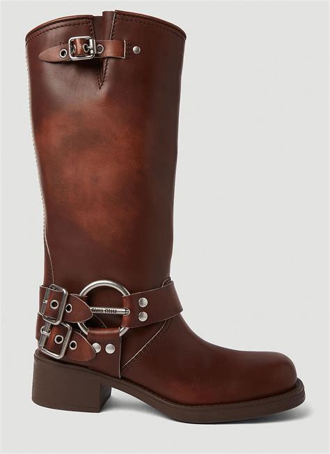 miu miu motorcycle boots